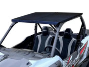 Black UTV roof made with spike solid black ABS for durable protection