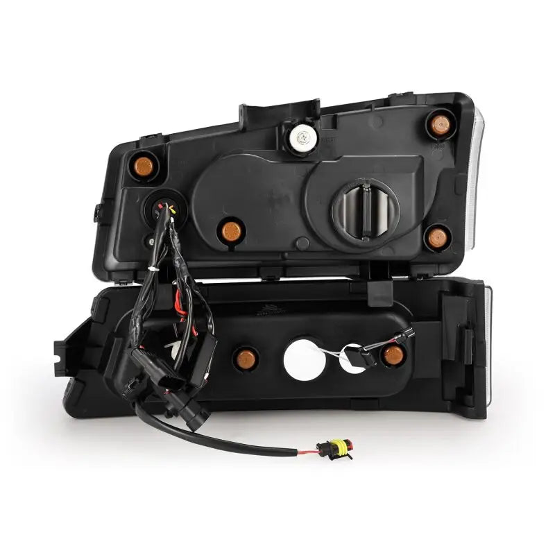 AlphaRex 880256 880256 AlphaRex 03-06 Chevy Silverado 1500/2500HD/3500HD/Avalanche Black NOVA LED Proj Headlights