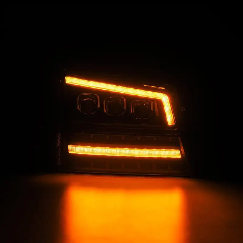 AlphaRex 880256 880256 AlphaRex 03-06 Chevy Silverado 1500/2500HD/3500HD/Avalanche Black NOVA LED Proj Headlights