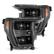 AlphaRex 880294 880294 AlphaRex 21-22 Ford F150 PRO-Series Projector headlights Alpha-Black w/Activ Light/Seq Signal