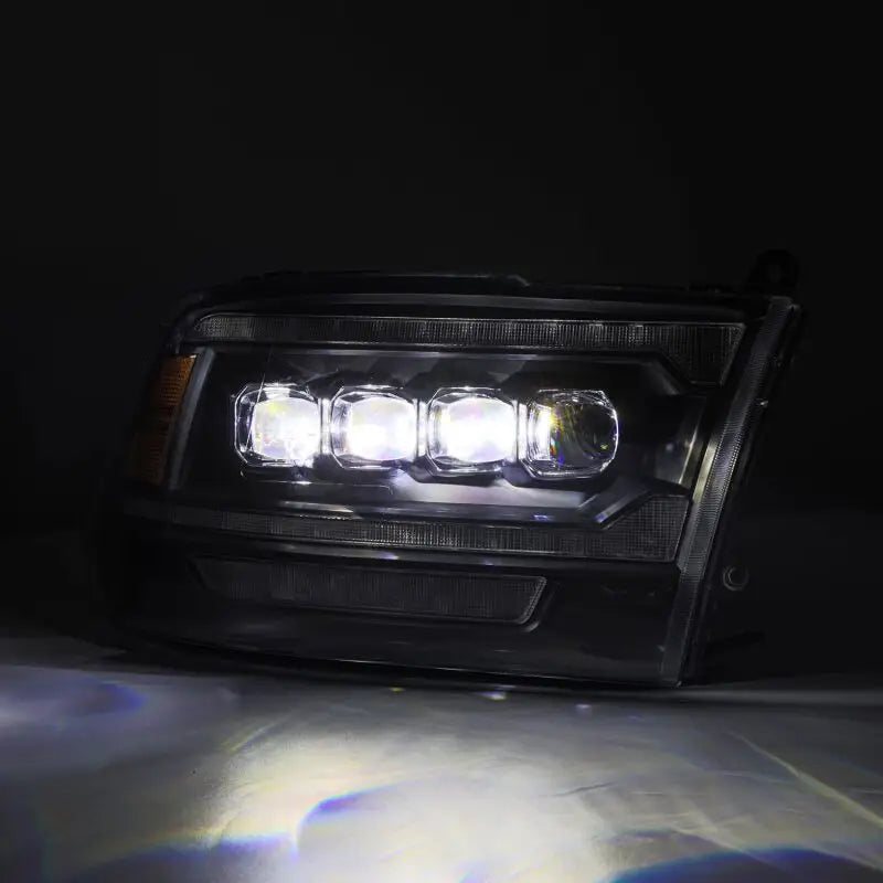 AlphaRex 880556 880556 AlphaRex 09-18 Ram 2500 NOVA LED Proj Headlights Plank Style Chrome w/Activ Light/Seq Signal/DRL