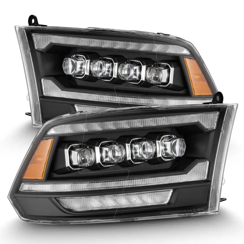 AlphaRex 880556 880556 AlphaRex 09-18 Ram 2500 NOVA LED Proj Headlights Plank Style Chrome w/Activ Light/Seq Signal/DRL
