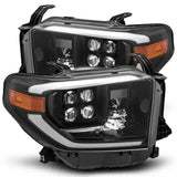 AlphaRex 880728 AlphaRex 14-20 Toyota Tundra NOVA LED Projector Headlight Plank Style Alpha Black w/Activation Light