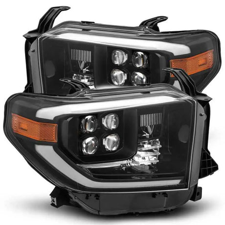 AlphaRex 880728 AlphaRex 14-20 Toyota Tundra NOVA LED Projector Headlight Plank Style Alpha Black w/Activation Light