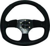 DragonFire Racing Steering Wheels - D-Shaped- Vinyl- Black- 0in offset - 520969