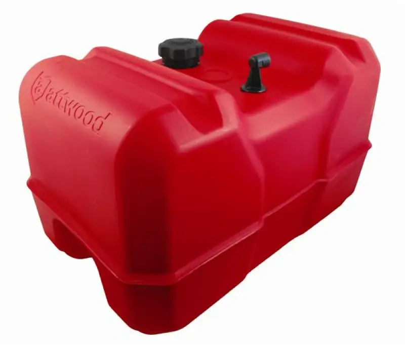 Red plastic fuel tank for Marine with low permeation in the Attwood 8812LP2 12 Gal tank