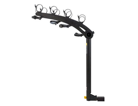 Black hitch-mounted bike rack on Saris Cyclin Bones Hitch for bikes outdoor gear
