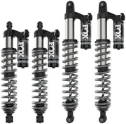Four Fox Racing qs-3 performance series shock absorbers with springs for off-road riding