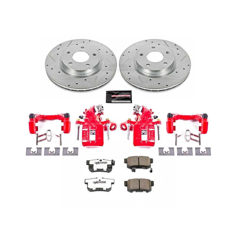 PowerStop KC3128A-26 Power Stop 16-18 Acura ILX Z26 Street Kit w/ Calipers - Rear