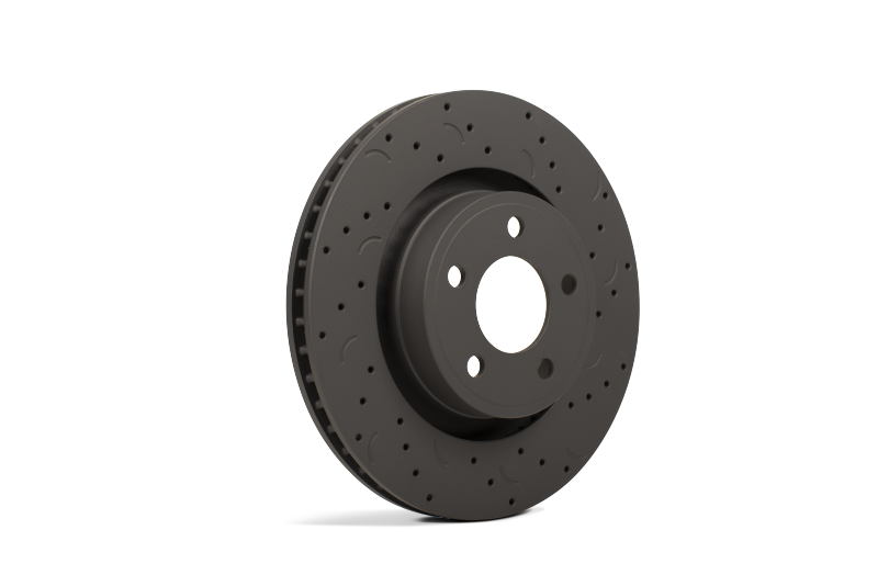 Hawk Performance HTC4847 Hawk Talon 2009 Volkswagen CC Drilled and Slotted Front Brake Rotor Set