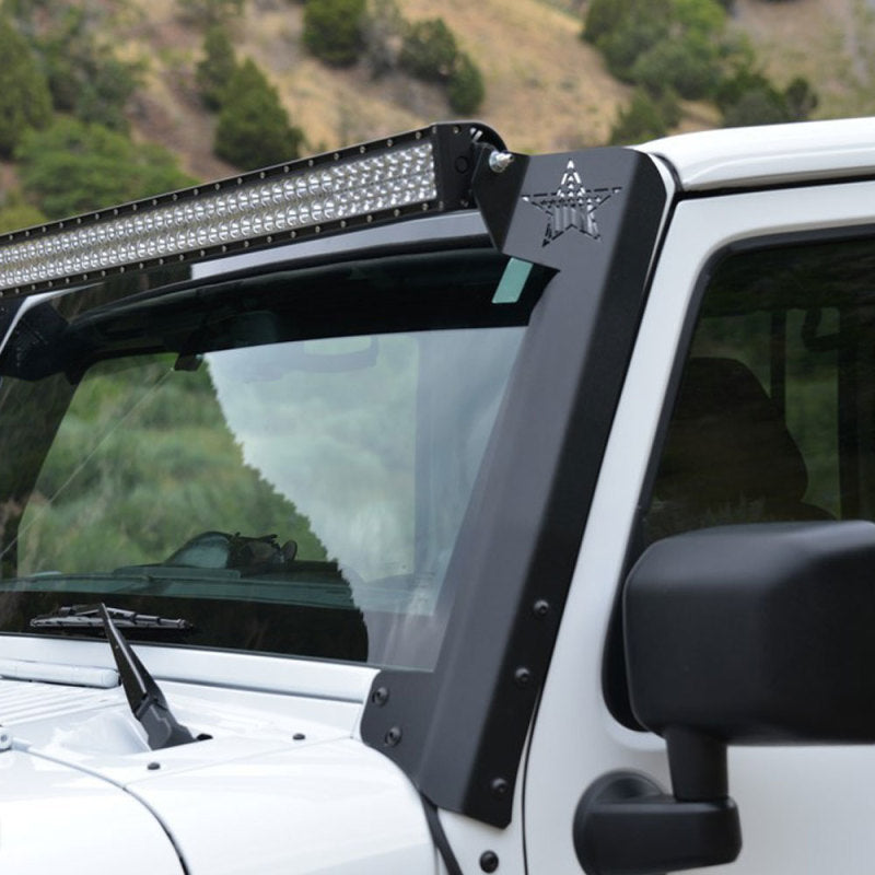 Rock Slide Engineering AC-WS-100-JK Rock Slide 07-18 Jeep JK 2-4 Door JK 50In Led In Pillar Light Brackets