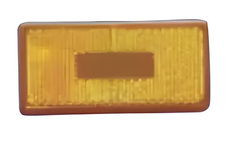 Rectangle-shaped 89-181A Creative Pro Command Amber Lens featuring an amber hue, designed for visual clarity and eye protection in various lighting conditions.