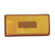 Rectangle-shaped 89-181A Creative Pro Command Amber Lens featuring an amber hue, designed for visual clarity and eye protection in various lighting conditions.