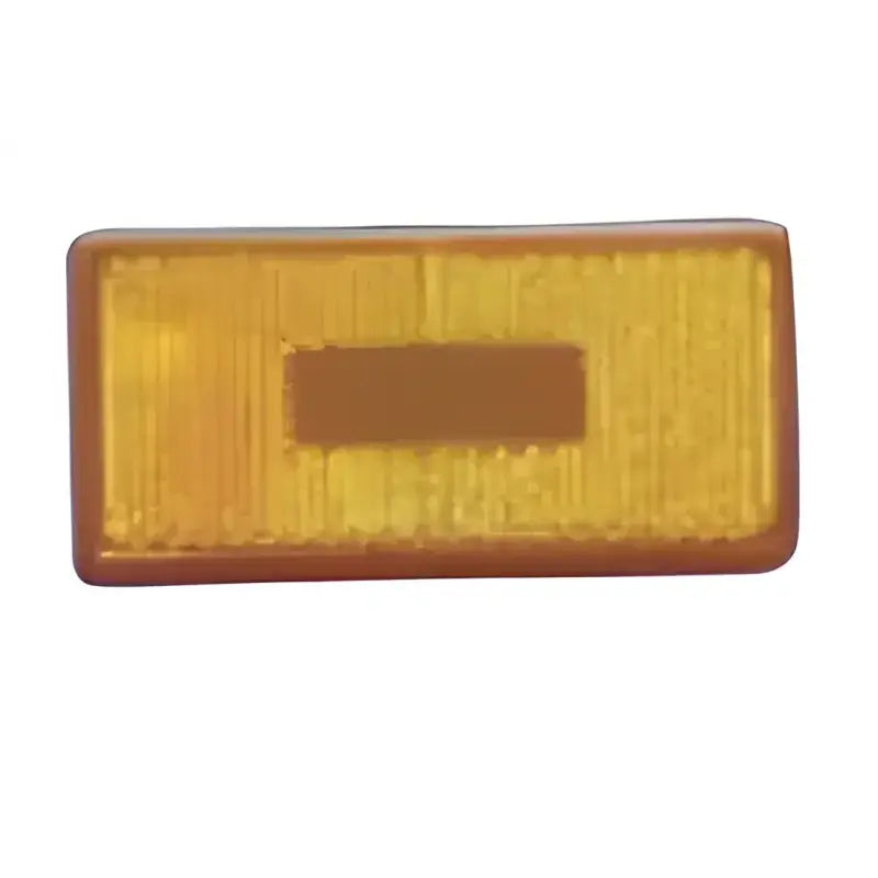 Rectangle-shaped 89-181A Creative Pro Command Amber Lens featuring an amber hue, designed for visual clarity and eye protection in various lighting conditions.