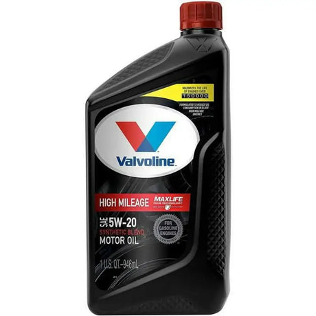 Valvoline 891666 High Mileage Ep 150 5W-20 Synthetic Blend Motor Oil, 1 Qt.