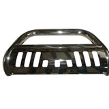 Chrome-plated stainless steel Dodge Ram bull bar with slotted design for Trailfx Bull Bar