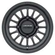 Method Wheels MR41151046564 Method MR411 Bead Grip 15x10 / 6+4/25mm Offset / 4x156 / 132mm CB Matte Black Wheel