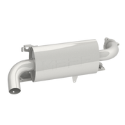 MBRP Sport Muffler Exhaust AT-9524SP - Chrome Single Slip-ON System Oval