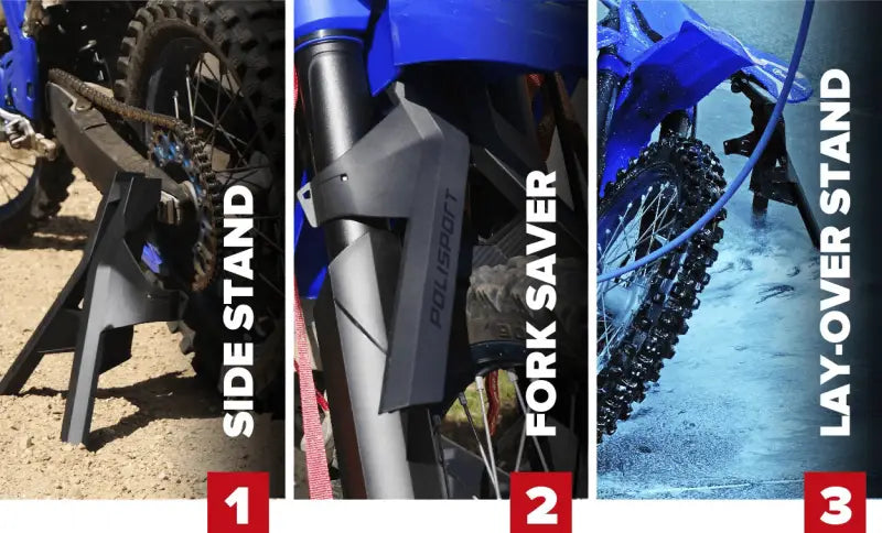 8988500001 Polisport Multipurpose Tripod Stand Universal Black - RV and Auto Parts