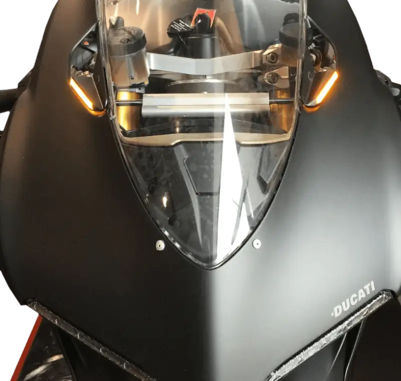 899-MBO New Rage Cycles Mirror Block Off Turn Signals Duc - RV and Auto Parts