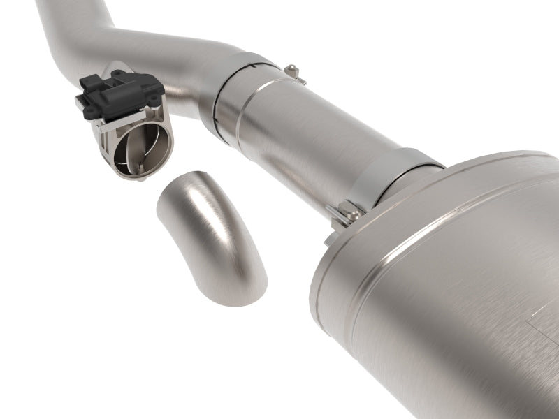 aFe 49-34140 aFe Gemini XV 4in to Dual 3in 304 SS Cat-Back Exhaust w/ Cutout 19-21 GM Silverado/Sierra V8-6.2L