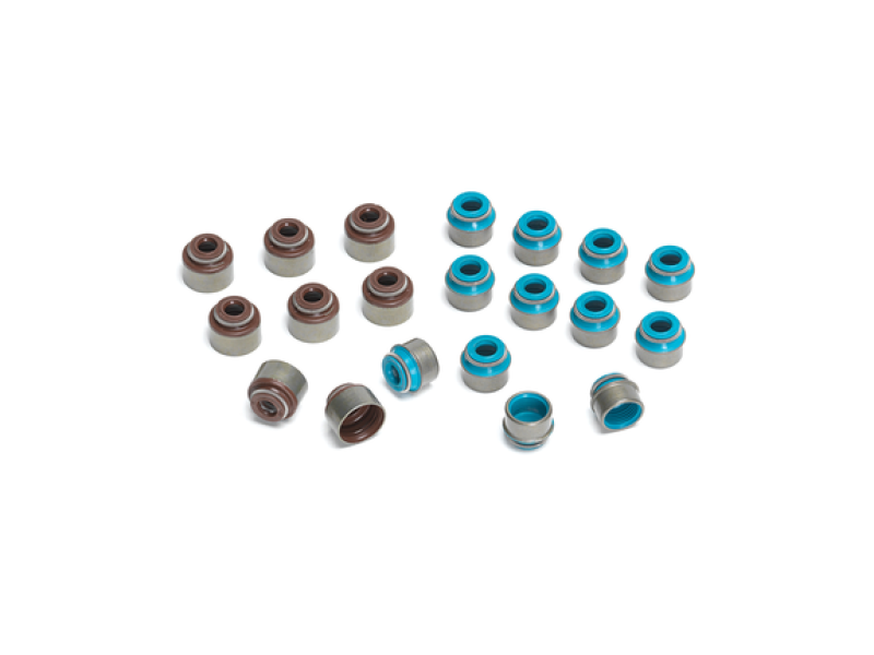 Supertech VS-H5.5E-8 Supertech Honda 5.5mm Viton Exhaust Valve Stem Seal - Set of 8