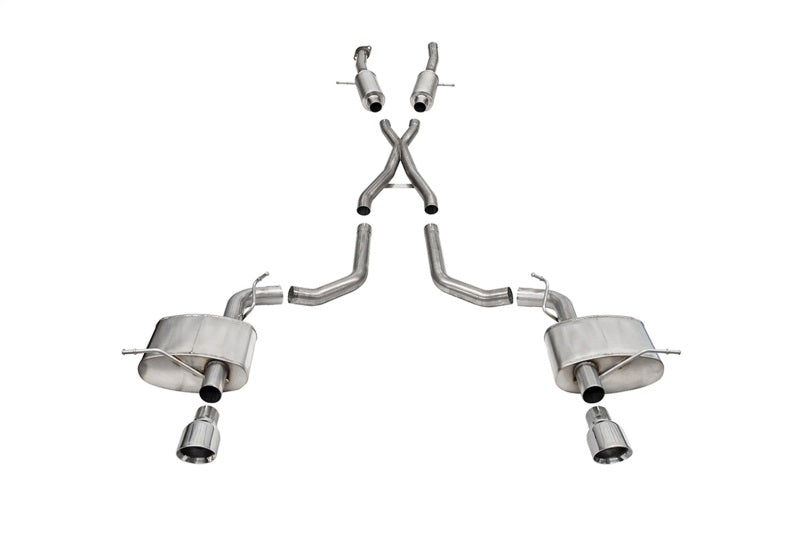 CORSA EXHST 21195 2.75' DUAL REAR EXIT CAT-BACK EXHAU