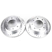 PowerStop AR8643XPR Power Stop 03-19 Chevrolet Express 2500 Rear Evolution Drilled & Slotted Rotors - Pair