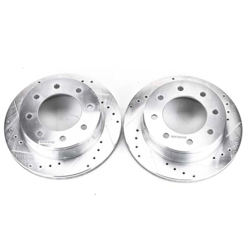 PowerStop AR8643XPR Power Stop 03-19 Chevrolet Express 2500 Rear Evolution Drilled & Slotted Rotors - Pair