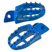 Zeta Aluminum Footpegs Foot Controls ZE93-1633 - Blue