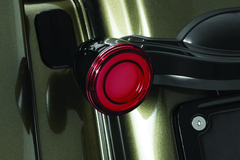 Kuryakyn 2906 Kuryakyn Tracer L.E.D. Rear Turn Signal Insert Red Light Red Lens 1157 - 2906