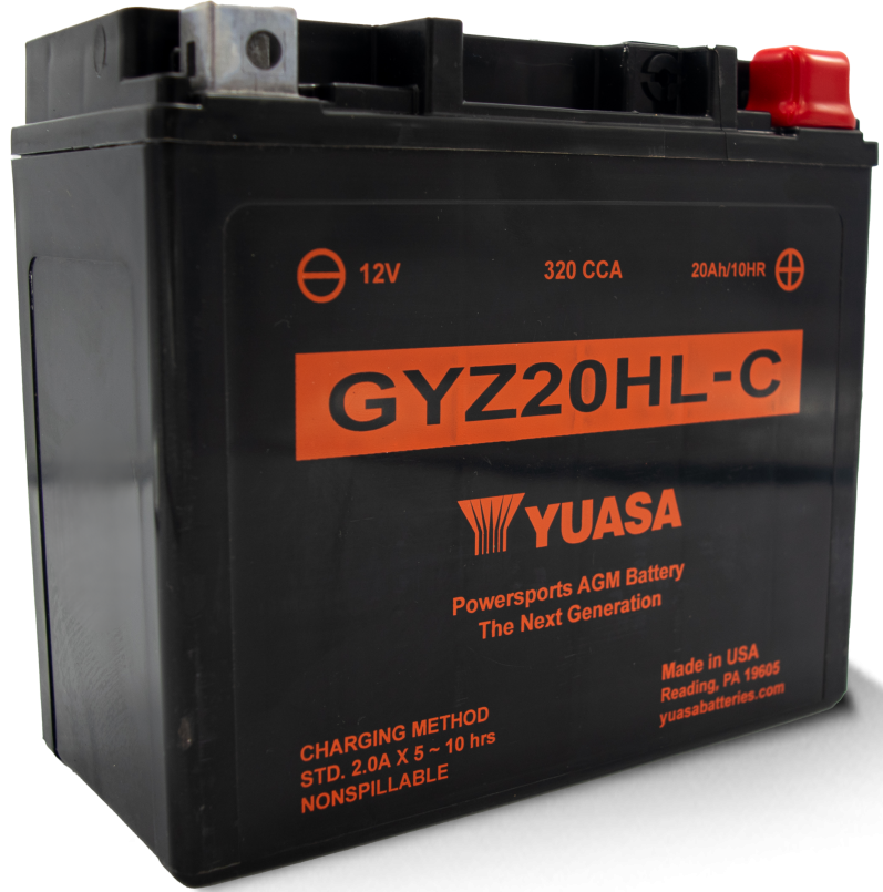 Yuasa Sealed Factory Activated Batteries Yuam720GHC - Battery GYZ20HL-C