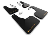 Rally Armor MF82-UR-BLK/WOR MF82-UR-BLK/WOR Rally Armor 2022 Subaru Forester (Incl. Wilderness) UR Black Mud Flap w/ Wild Orange Logo