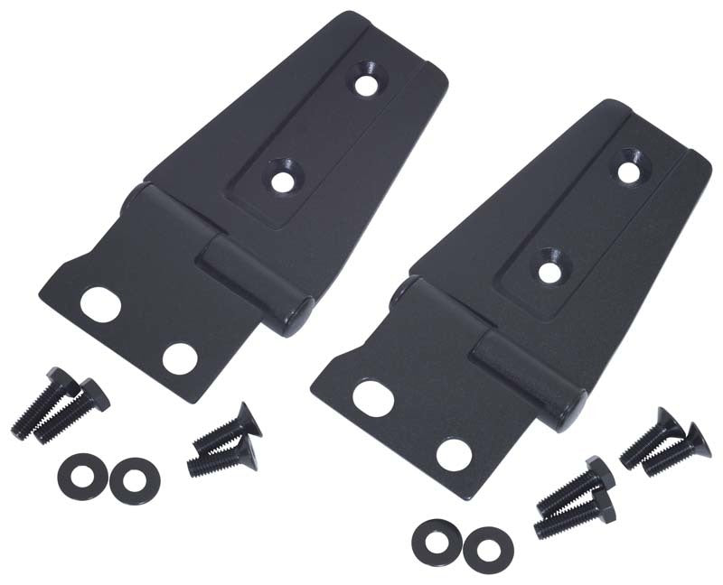 Kentrol 80572 Kentrol 07-18 Jeep Wrangler JK Hood Hinge Pair - Textured Black