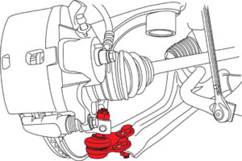 SPC Performance 12715 SPC Performance 2016+ Honda Civic Replacement Lower Ball Joint (Does Not Fit Civic Type R) - 12715