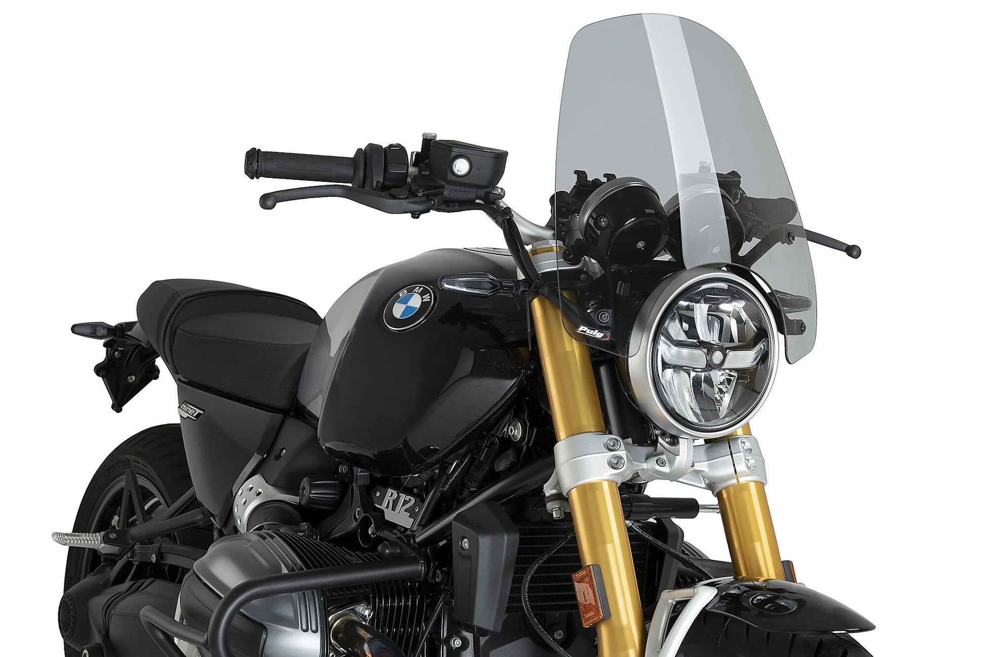Puig Touring Windscreen Windshield/Windscreen 22134H - Smoke Naked New Gen
