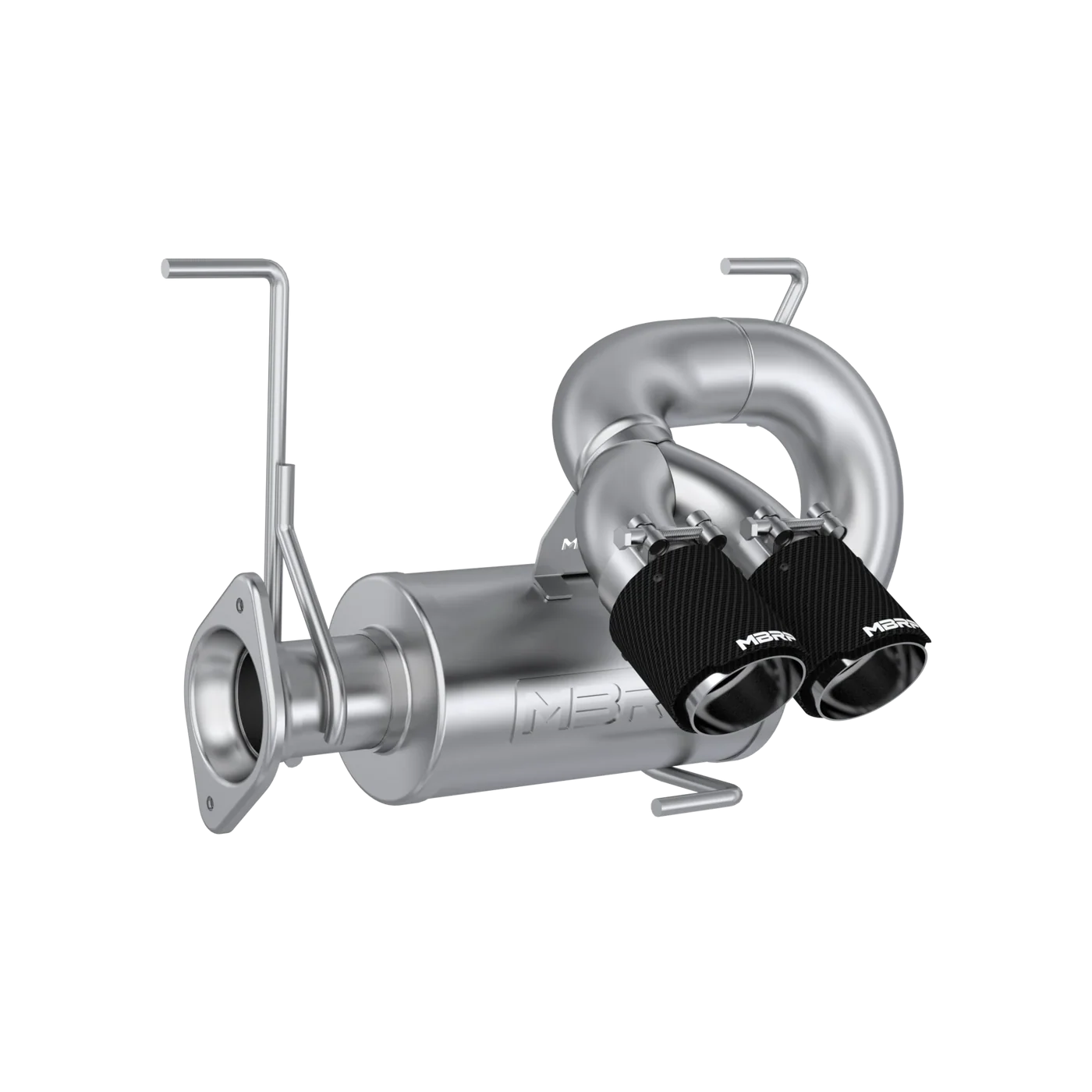 MBRP Single Slip-On System w Exhaust AT-9541PT - Slip-ON Perf. Muff CAT. Conv