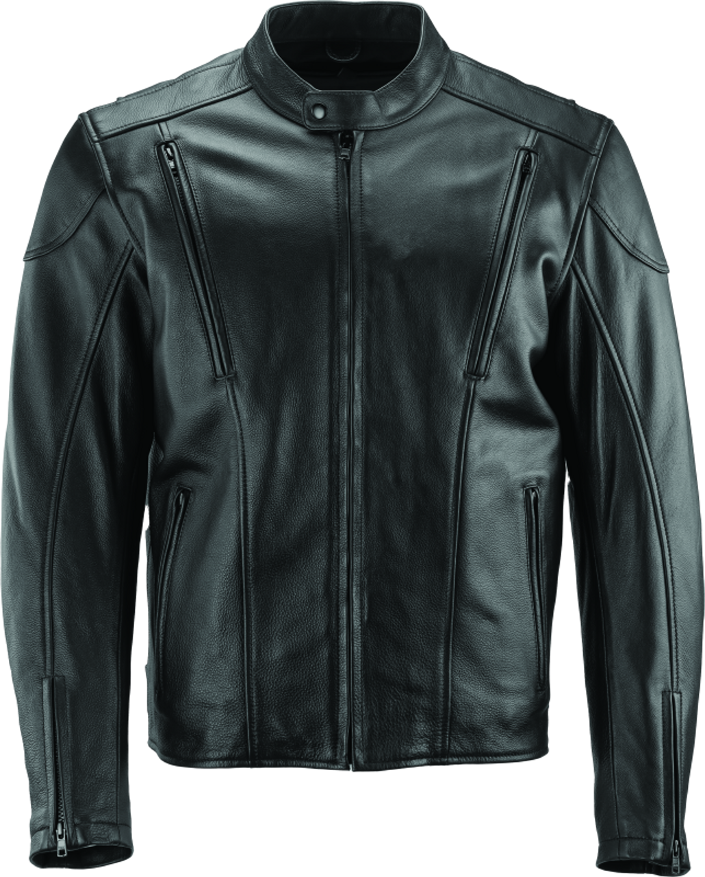 River Road Race Leather Jacket Black - Small - 094356