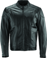 River Road Race Leather Jacket Black - Small - 094356