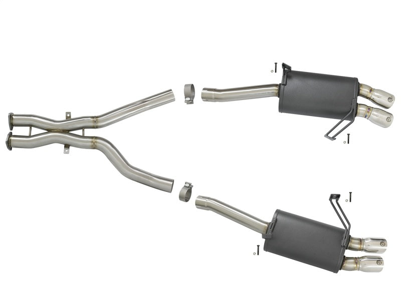 aFe 49-36339-P aFe MACH Force-Xp 2-1/2in 304 SS Cat-Back Exhaust w/Polished Tips 05-08 BMW Z4 M Coupe (E86) L6 3.2L