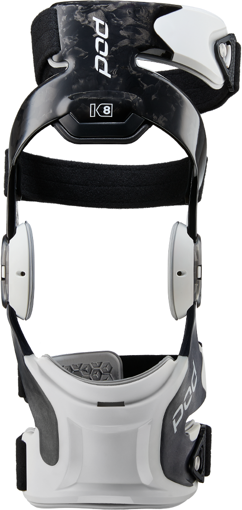 K8 3.0 Knee Brace Carbon (Lt) Carbon/White Lg - POD