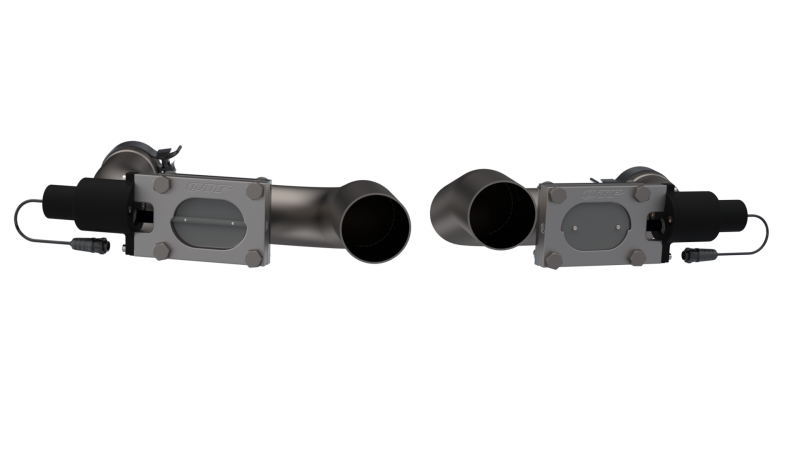 QTP 530011 QTP 11-18 Dodge Challenger/Charger 5.7L 2.5in 304SS Aggressor Cutout Dual Mid Pipes