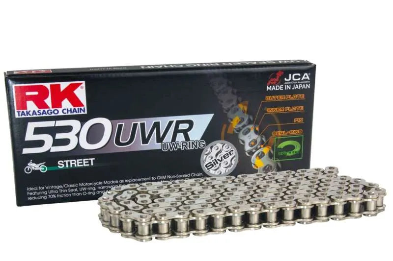 RK Chain SV530UWR-100L UW-Ring - Silver - RV and Auto Parts