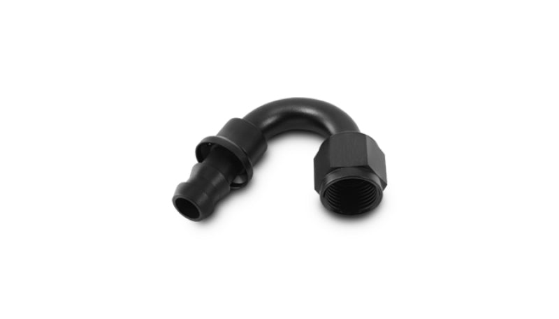 Vibrant 22504 Vibrant -4AN Push-On 150 Degree Hose End Fitting