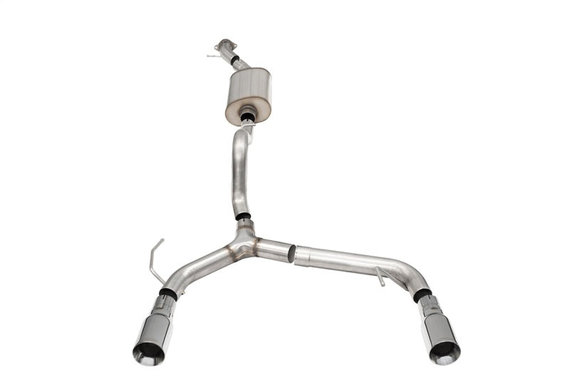 CORSA Performance 21204 Corsa 21-22 Ford Bronco 2.3L Turbo 2.75in Cat-Back Single Exhaust w/ 4in Straight-Cut Polished Tips