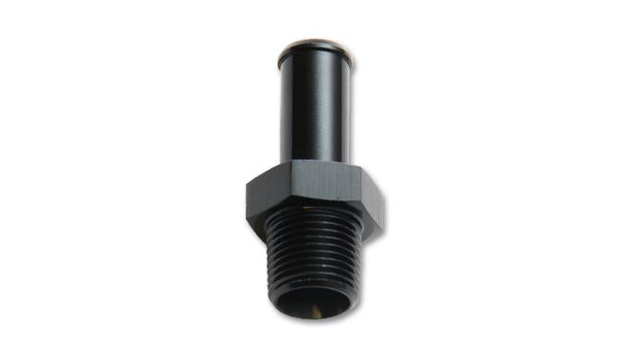 Vibrant 11203 Vibrant 1/2in NPT to 5/8in Barb Straight Fitting - Aluminum