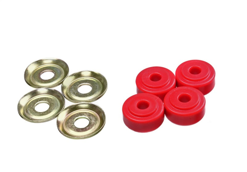 Energy Suspension 9.8177R Energy Suspension Red Shock Tower Bushing Set 7/8in Nipple 3/8in ID 1-1/4in OD