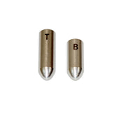 Kentrol 30716 Kentrol 97-18 Jeep Wrangler TJ/JK Door Alignment Pins - Polished Silver
