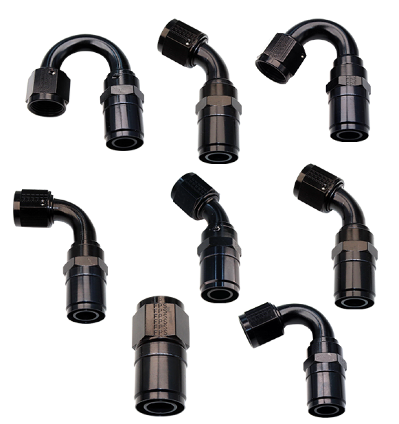 Fragola 2604510 Fragola -10AN Race-Rite Crimp-On Hose End 45 Degree