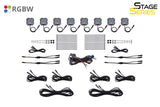 Diode Dynamics Stage Series RGBW LED Rock Light (8-pack) - DD7454